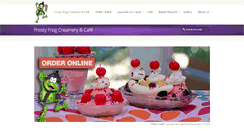 Desktop Screenshot of frostyfrogcreamery.com