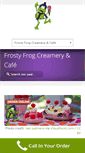 Mobile Screenshot of frostyfrogcreamery.com